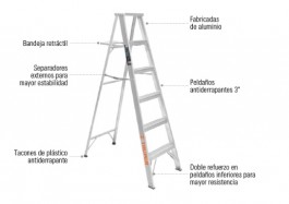 ESCALAS TRUPER 3-4-5-6 PELDAÃ‘OS 