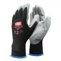 GUANTE FLEX NEGRO-GRIS 